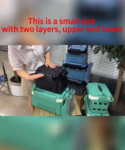 Fishing box outdoor lure fishing box multi-layer partition waterproof large capacity fishing tool storage box