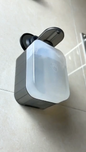 Foaming Soap Dispenser Handwashing Fluid Liquid Manual Suction Cup Pump Wall Mounted