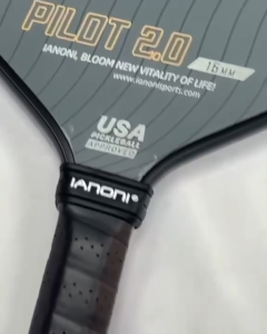 IANONI Pilot 2.0 Thermoformed Pickleball Racket Paddle T700 Carbon Fiber 14mm & 16mm Honeycomb Core