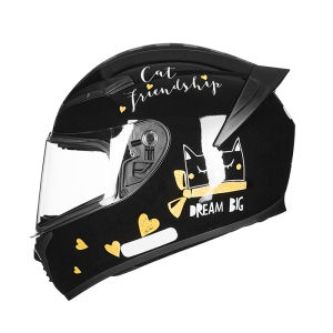 AIS | Cat Ear Stylish Summer Certified Motorcycle Helmet