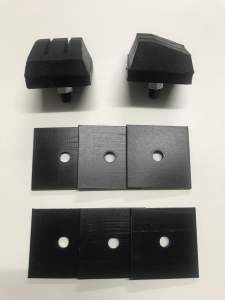 ยางกันกระแทกเล็ก (ดล)+ เพลท6แผ่น