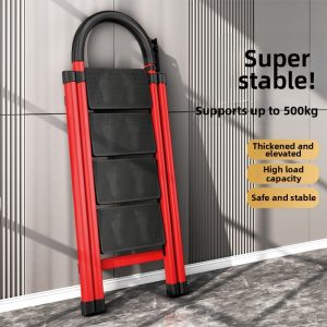 BONINGYU | Home Use Extendable Stepladder Four Steps Heavy Duty