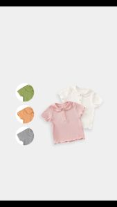 Canacana Baby Girl Kids Short Sleeve T Shirt Top Baju Budak Perempuan 0409