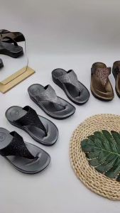 รองเท้าเพื่อสุขภาพ สายหนีบแต่งกลิตเตอร์วิบวับ (35-40) รุ่น SS-4063