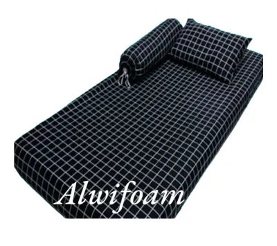 kasur busah bonus bantal guling super awet anti kmpes uk 90x180x10cm muat 1orang dewasa