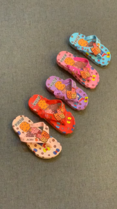 Sandal Jepit Anak Perempuan  Motif Boba (24-29)/ Sandal Anak Balita Perempuan/ Sandal Jelly Anak Perempuan