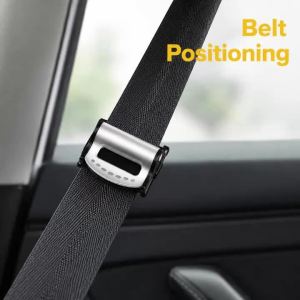 Universal Car Seat Belt Fixing Clip Adjustable Slip-Resistant Plastic Clamp for Daily Belt Position