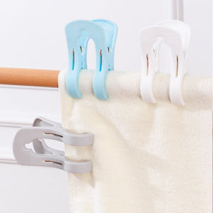 ไม้หนีบผ้า ขนาดใหญ่ ผ้านวม ผ้าห่ม ผ้าขนหนู ตัวหนีบใหญ่ คลิปผ้าพลาสติก กันลม กันปลิวตก Clothes Hanger Clip