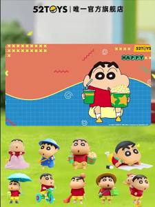 8PCS Crayon Shin-chan Anime Blind box Daily Series3 Anime Doll Action Figure Model Collection Toys Handmade Ornament XMAS Gift