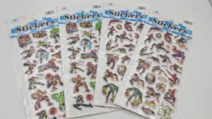 1/2/4pcs 3D Marvel Superheroes Bubble Stickers — Spider-Man & The Hulk | 3D Puffy Stickers | DIY Scrapbooking | Waterproof