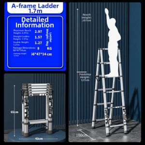 Yuanyi | Aluminum Telescopic Ladder Home Use