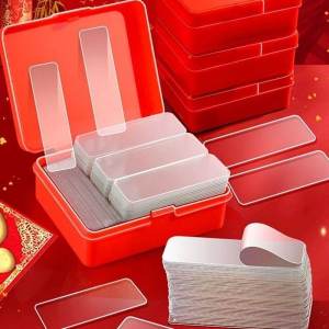 300/60Pcs Waterproof Double Sided Tape Traceless Nano Tape Transparent Fixing Tape for Spring Festival Couplets Wall Adhesive Stickers