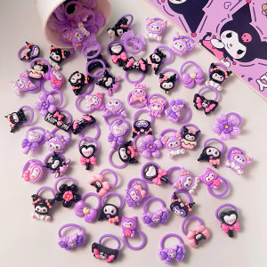 High Elasticity Childrens Hair Ties Baby Ponytail Holder Little Girl Non-Damaging Hair Bands Korean Style Kids Accessories