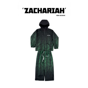 ZACHARIAH | Gradient Blue Snake Print Waterproof Windproof Breathable Ski Suit