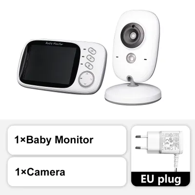 New 3.5 Video Baby Monitor Night Vision Security Cam 2.4G Mother Kid 2 Way Audio Talk Video Surveillance Cam With Temperature