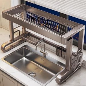 Multifunctional Kitchen Sink Dish Drying Rack
