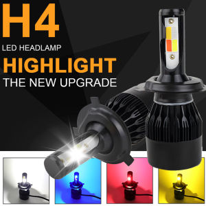 H4 H11 H7 Auto Lamp LED Canbus Headlight Flash 4 Color Turbo Fog Bulb LED S2 80W HB3 HB4 9005 9006 H8 H9 LED Lights Auto Motor