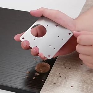 10Pcs Cabinet Stainless Steel Hinges Repair Plate Hinge Repair Brackets Kit for Furniture Shelves