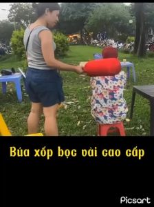 Combo Búa Xốp + Búa Cao Su Giảm Đau Mỏi Đả Thông Kinh Mạch Mát Xa Gõ Huyệt