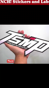 Pinch Motorcycle Sticker - 4S1M 30x9cm (12 inch)