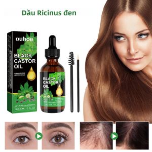 Dầu Thầu Dầu Hữu Cơ 60ml Chăm Sóc Tóc Nuôi Dưỡng Cơ Thể & Da Dầu Dưỡng Ẩm Thiết Yếu Cho Sức Khỏe Tóc Và Da Đầu