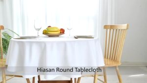 2024 Style Plain Table Cloth Table Cover Mantle Waterproof Cover Outdoor Dining Table Cloth 4/6/8/10 seater round table cover