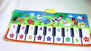 AODUOYAYA Kid Dance Pads Music Blanket Record and Playback Musical Keyboard Toy Touch Dance Blanket Carpet Mat