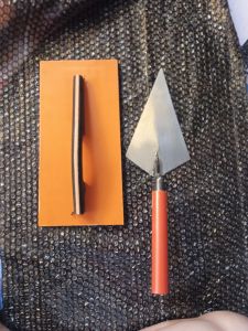 TROWEL SET RODELA PVC AND KUTSARA NG CEMENTO (PLASTERING TROWEL)