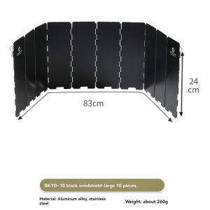 Campingmoon | CAMPINGMOON Portable Gas Stove Windshield BKYD-10 Outdoor Tabletop Wind Guard The Wind-Blocking Accessory for Picnic Stoves