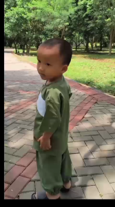 Stelan Baju Koko Anak Bayi 0-5 Th - Koko Anak Bayi Omar Series - Baju Koko Anak