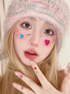 Concert Face Stick-on Crystals Eye Makeup Light Diamond Tear Diamond Colorful Crystals 61 Childrens Gem Stickers Stage Makeup Stickers Face Ornament