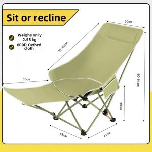 LINSI | Adjustable Lounging Recliner Folding Chair