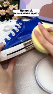 Pembersih Sepatu Putih yg Menguning Tanpa Air Krim Pemutih Sepatu Sneakers Kulit  Sofa Shoes Cleaner