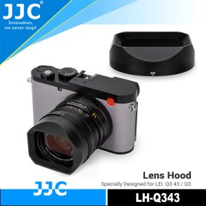 JJC Metal Square Lens Hood For Leica Q3 43 / Q3 CameraPremium Aluminium Alloy Made & Allows Putting Original Lens Cap