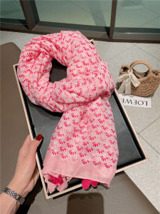 กลีบสีชมพู ผ้าไหม ผ้าพันคอ ผู้หญิง ฤดูใบไม้ผลิ ฤดูใบไม้ร่วง เดินทาง หลากหลาย ผ้าคลุมไหล่ ฤดูร้อน ครีมกันแดดผ้าเช็ดตัวชายหาดบาง ผ้าฝ้าย ผ้าลินิน ผ้าพันคอ