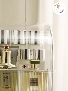 Skincare Makeup Organizer Storage Box Acrylic Cosmetics Box Dustproof Big Capacity