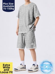 BINHANG | Cool Breathable Loose Slim Fit Men Summer Outfit