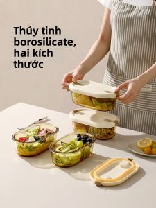 FaSoLa | Microwave-safe Borosilicate Glass Bento Box Meal Container