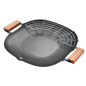 The Primitive | Non-Stick Portable Grill Pan For Camping And Home Use