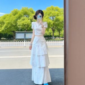 CHANGTONG | Elegant Soft Style Skirt Set 2026 Summer
