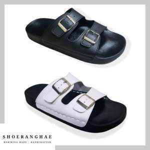 Marikina-made sandals for women (black and white)