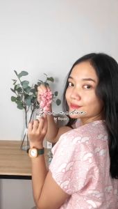 Scrunchie Ikat Rambut Kunciran Cepol Karet Rambut Motif Batik