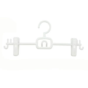 Household Pants Rack Traceless Plastic Trouser Press Pants Storage Gadget Clothes Hanger Wardrobe Skirt Clip Pants Sling Clip