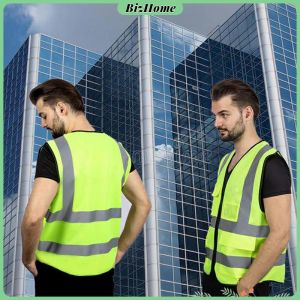 BizHome เสื้อกั๊กสะท้อนแสง เสื้อจราจร เสื้อกั๊กสะท้อนแสงเห็นได้ชัด reflective vest