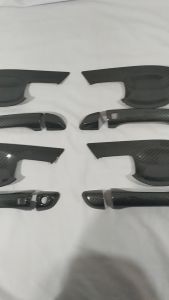 Ốp Tay Hõm Cửa Xe Huyndai Accent 2023-2018 Vân carbon Cao Cấp