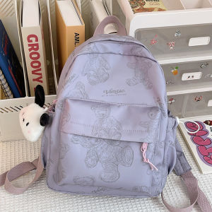New 2024 Childrens Floral Print Backpack Ladies Outdoor Travel Hiking Shoulder Bag Soft Nylon Material Lightweight Waterproof
