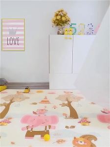 Baby Crawling Floor Mat Baby Floor Mat Activity Gym Playmates Crawling Baby Play Mat Baby Gym Foldable 爬爬垫