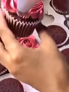 Silicone Piping Bag Segitiga Reuseable Kantung Piping Bag untuk Kue Dipakai berulang Silicone Cake