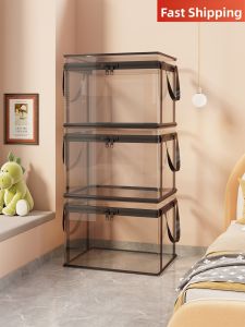 MUGG | Transparent Lidded Toy Storage Basket