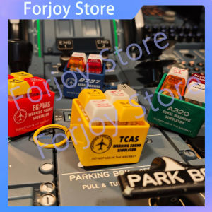 Authentic New Upgrade First A320 Aircraft EGPWS Simulation Sound Keychain Airplane Button Sound Home Decor Crafts Wind Chimes